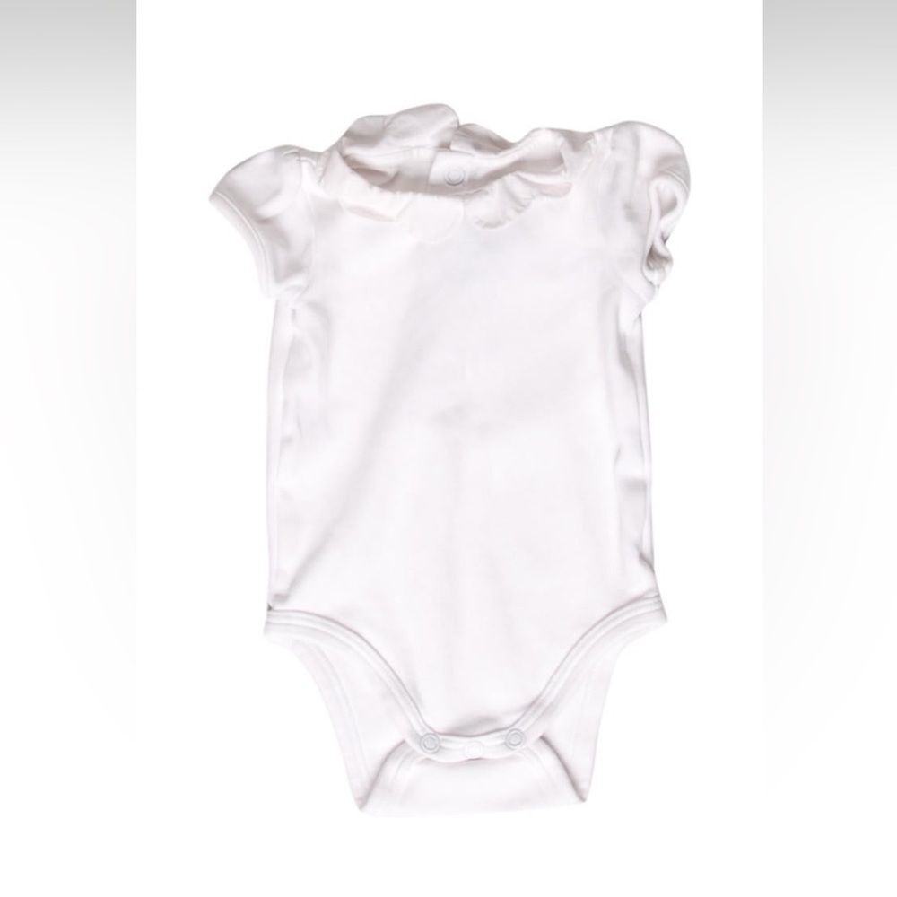 Jacadi Girls' Collared Short Sleeve All-In-One 1 month